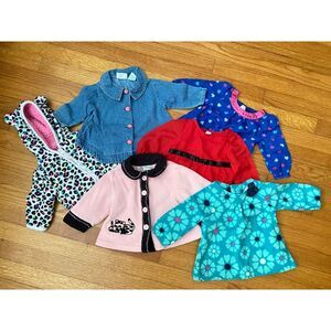 Baby Girl 3-6 Month Long Sleeve Tops 6pc Bundle Blouse Fleece Hoodie Jacket